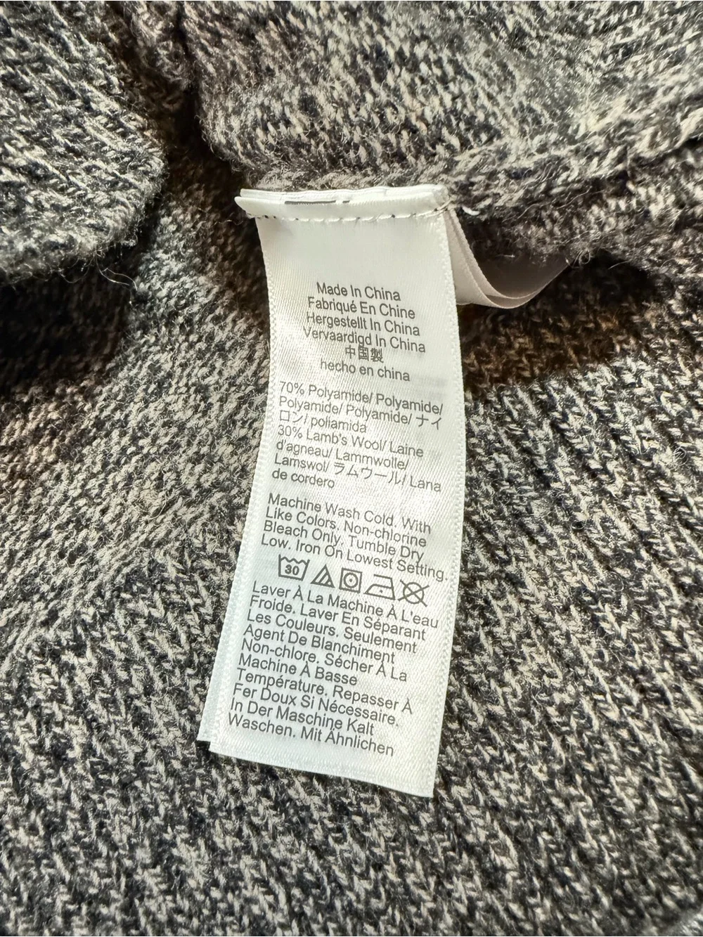 J. Crew Men’s Crewneck Sweater in Taupe Heather XL